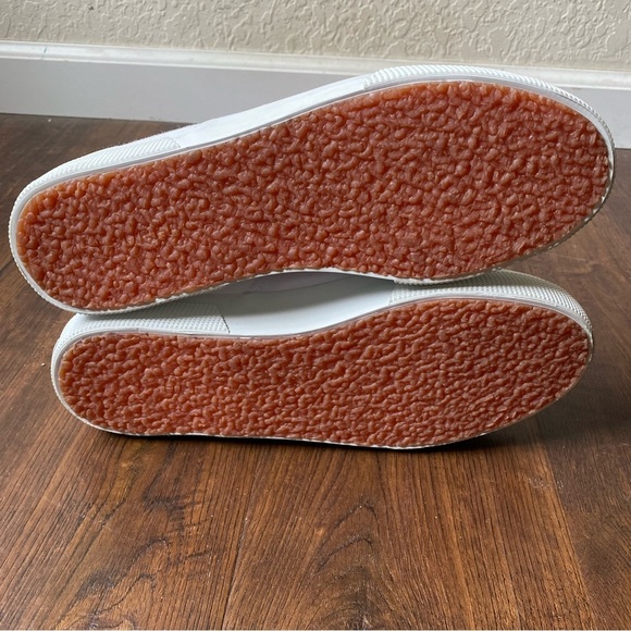 Superga Slip On Platform Classic White Slip-On Sneakers SZ 9.5(41) ✨Like New✨ - Picture 12 of 14